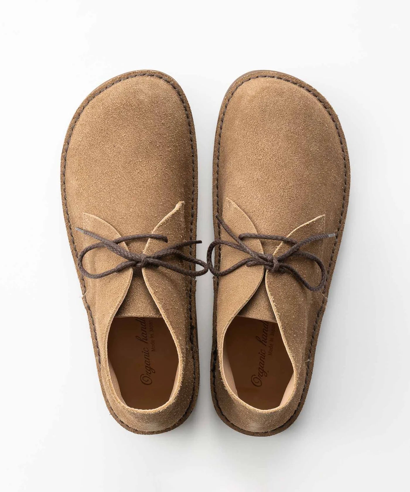 Ives in New Taupe Velour Cowhide