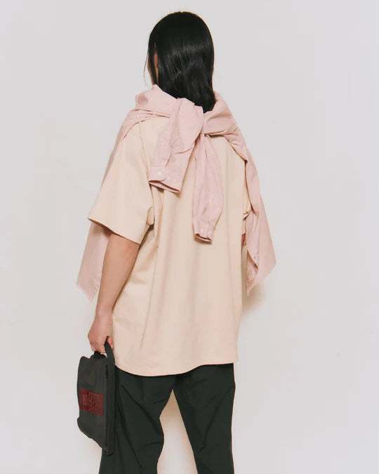 Crew Neck T Organic Twin Jersey | Ivory - Tempo