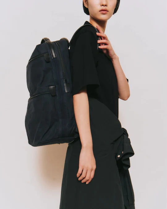 Crew Neck T Organic Twin Jersey | Black - Tempo