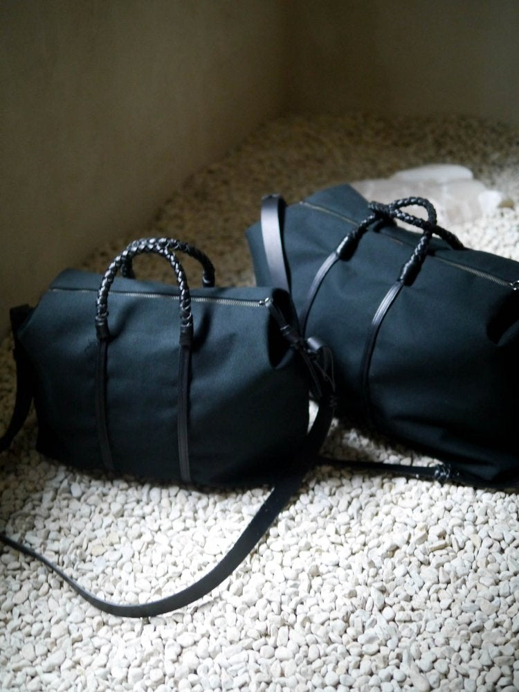Woven Duffel Bag 35 in Black
