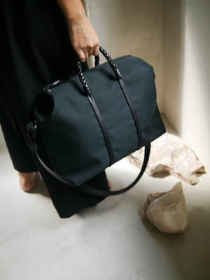 Woven Duffel Bag 35 in Black - Tempo