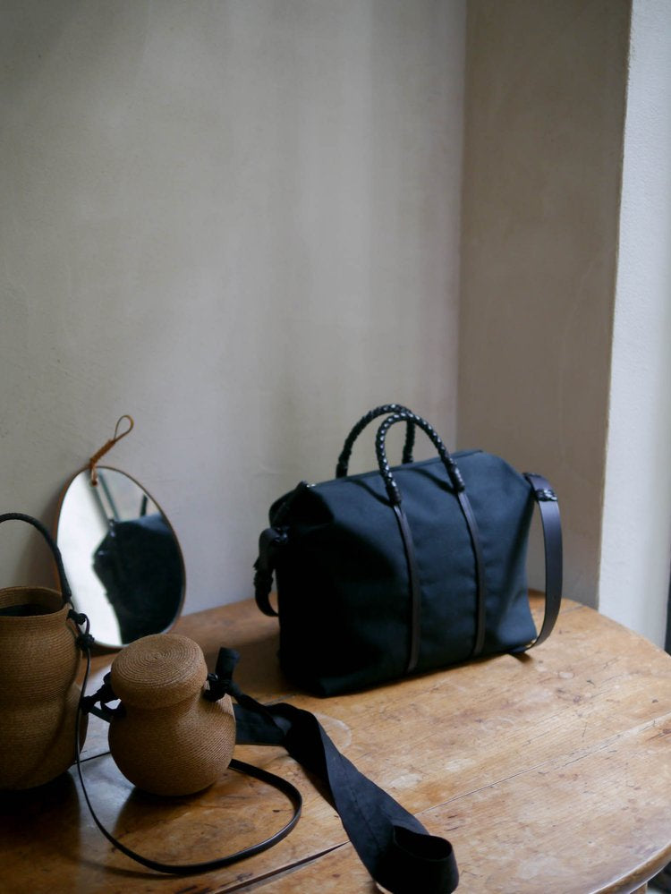Woven Duffel Bag 35 in Black - Tempo