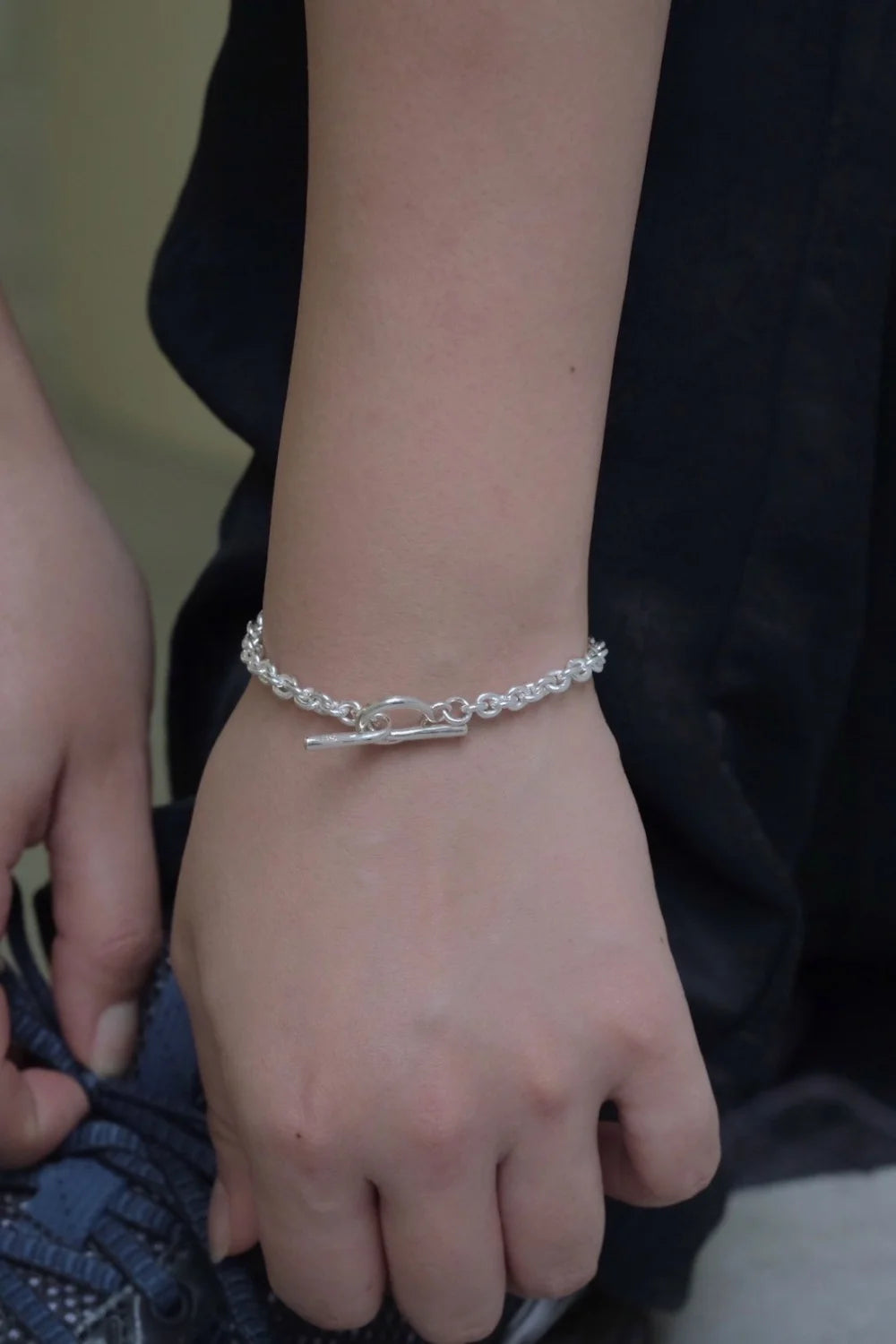 Paso - 925 Silver Hand-Crafted Bracelet sv-b11 - Tempo