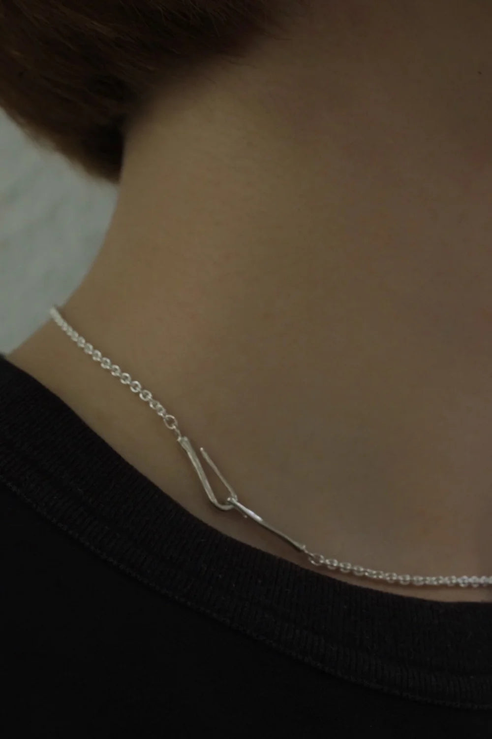 Paso - 925 Silver Hand-Crafted Necklace sv-n12 - Tempo