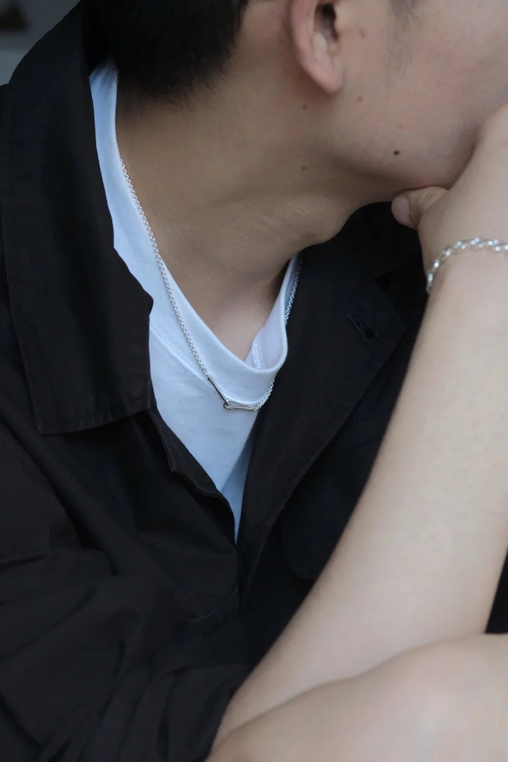 Paso - 925 Silver Hand-Crafted Necklace sv-n12 - Tempo