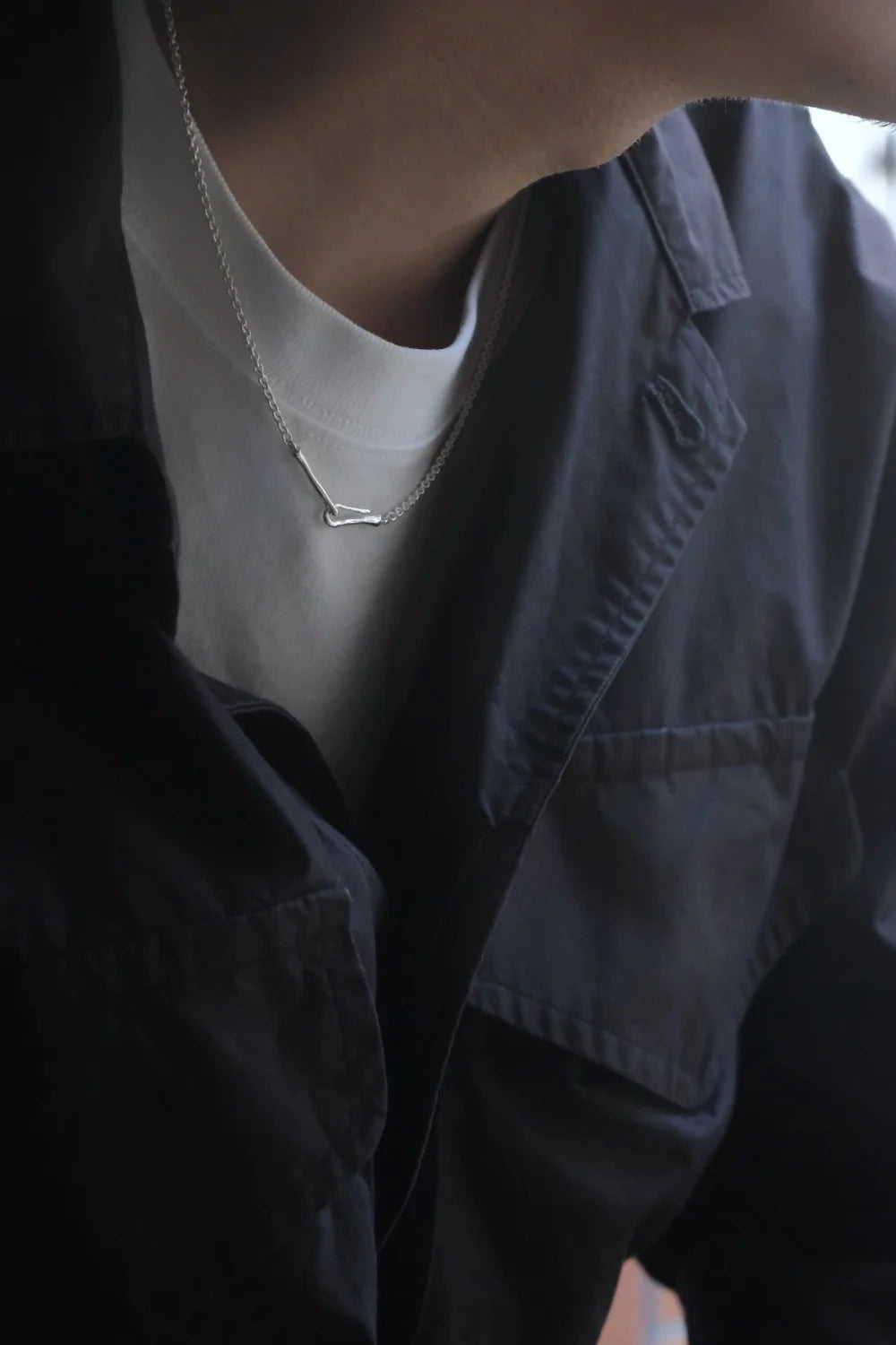 Paso - 925 Silver Hand-Crafted Necklace sv-n12 - Tempo