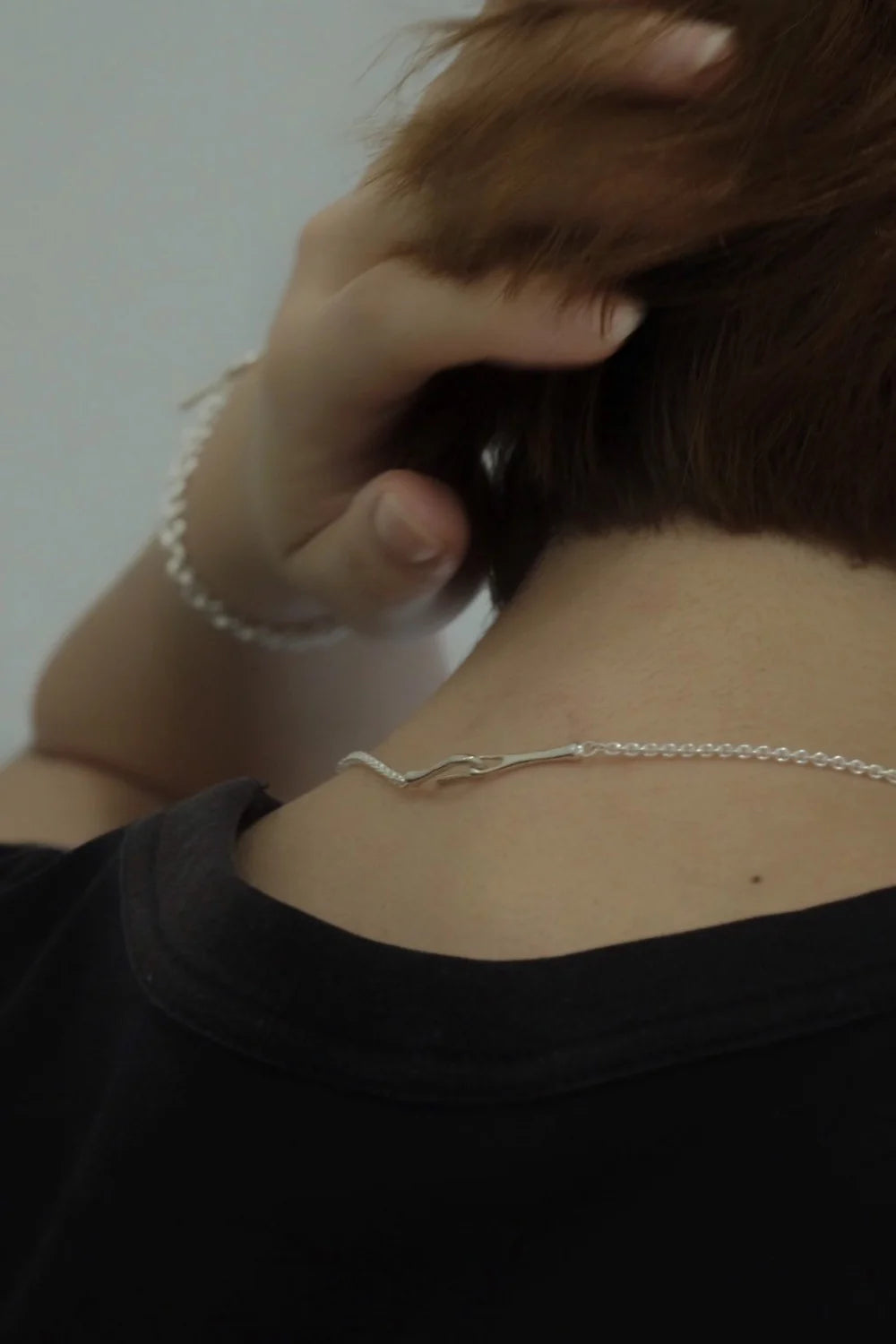 Paso - 925 Silver Hand-Crafted Necklace sv-n12 - Tempo