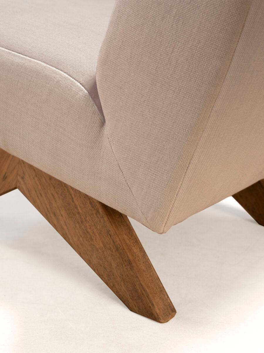 PHANTOM HANDS - Upholstered Armless Chair/ Zanav Upholstery - Tempo