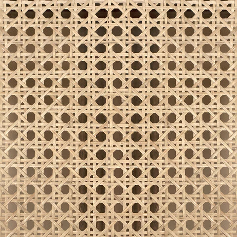 PHANTOM HANDS - SAMPLE | Armless Dining Chair by Pierre Jeanneret in Dark Stain Teak + Diamond Weave - Tempo