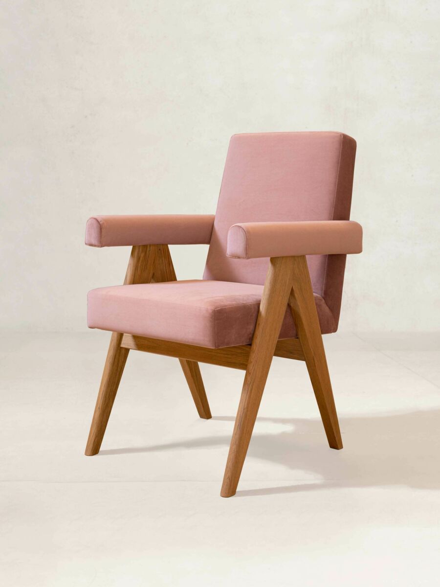 PHANTOM HANDS - Upholstered Office Chair/ Velvet Upholstery - Tempo