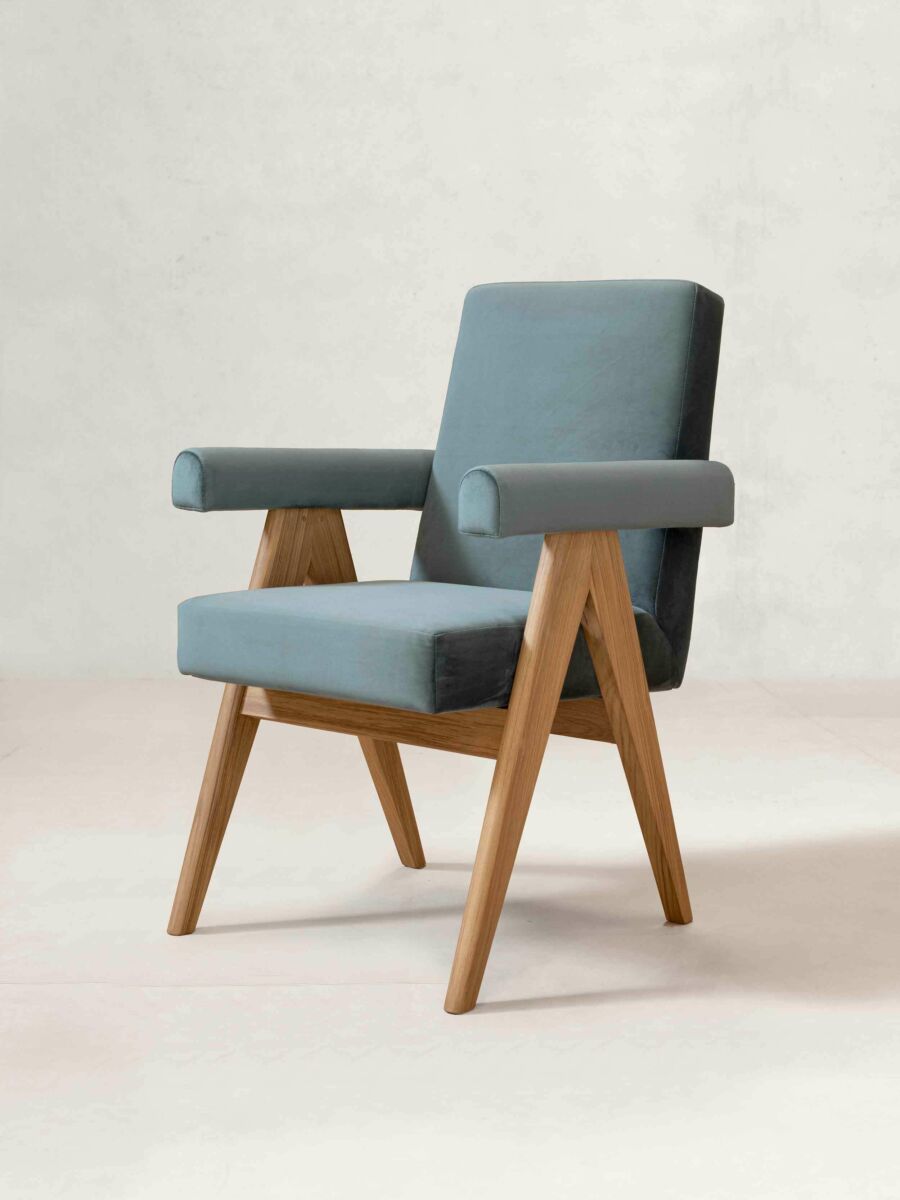 PHANTOM HANDS - Upholstered Office Chair/ Velvet Upholstery - Tempo