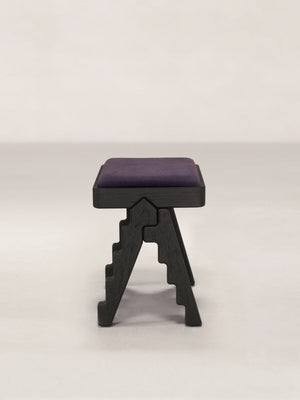 Crocodile Stool / Black Finish