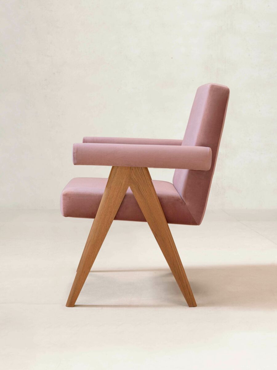 PHANTOM HANDS - Upholstered Office Chair/ Velvet Upholstery - Tempo