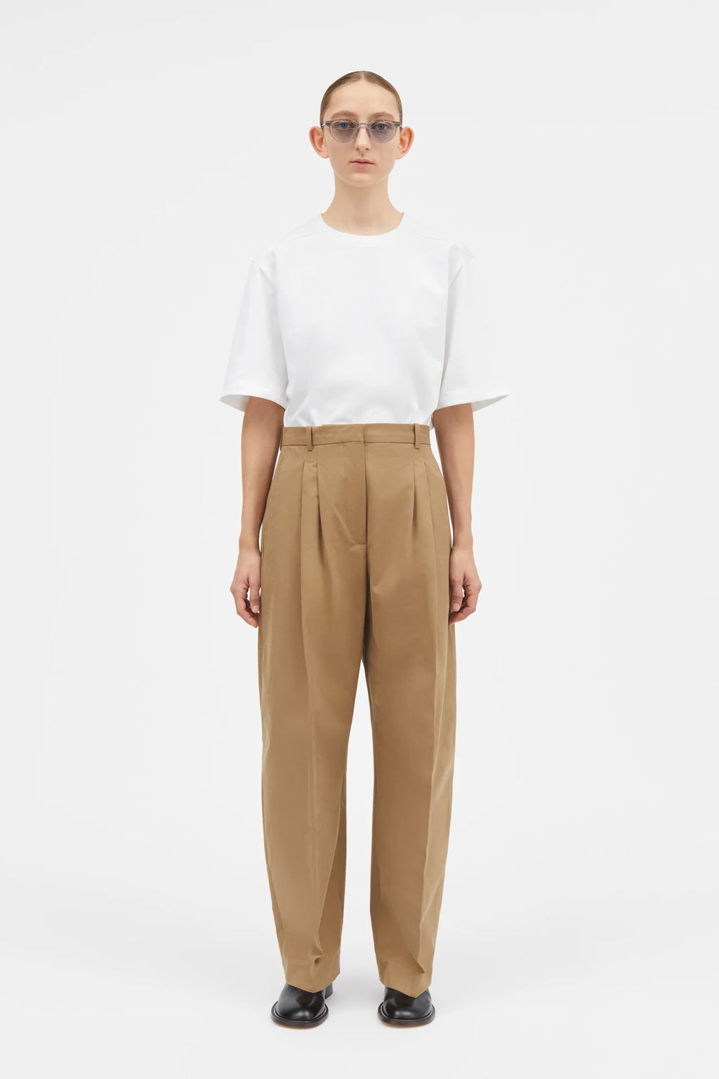 MKDT STUDIO - Pimmy Half Panama Trousers in Drab - Tempo