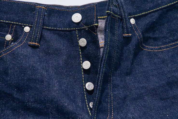 SAMURAI - Pre-Order: 18oz AI+ SAKURA CHERRY-BLOSSOM DYED SELVEDGE DENIM - REGULAR STRAIGHT S500AX-SAKURA - Tempo