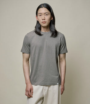 Unisex T-shirt PIMA SLUB cotton 4.9oz Relaxed Fit in Vintage Army SCT04