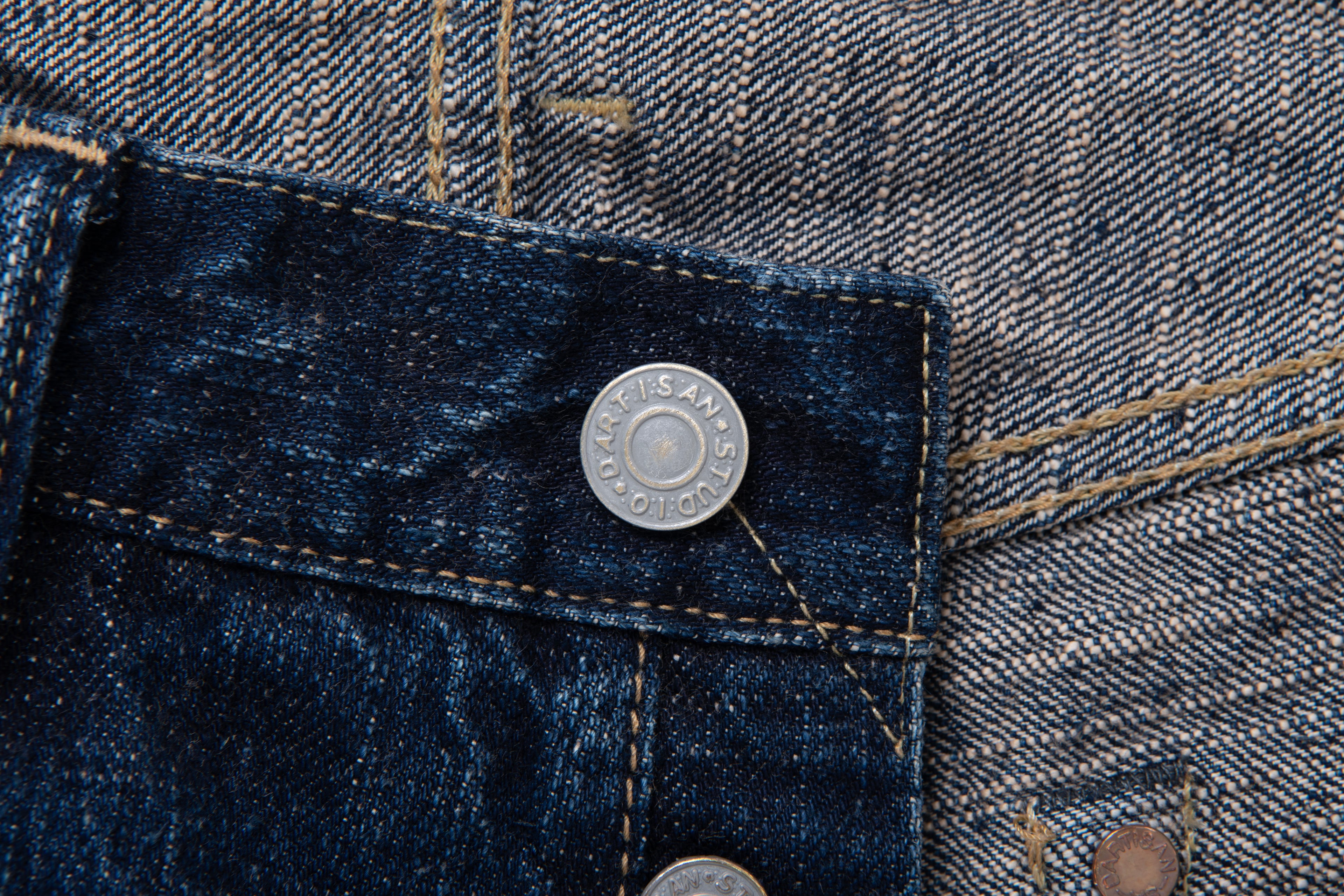 STUDIO D'ARTISAN - GL3 15oz. Selvedge Denim - Regular Straight - Distressed - Tempo