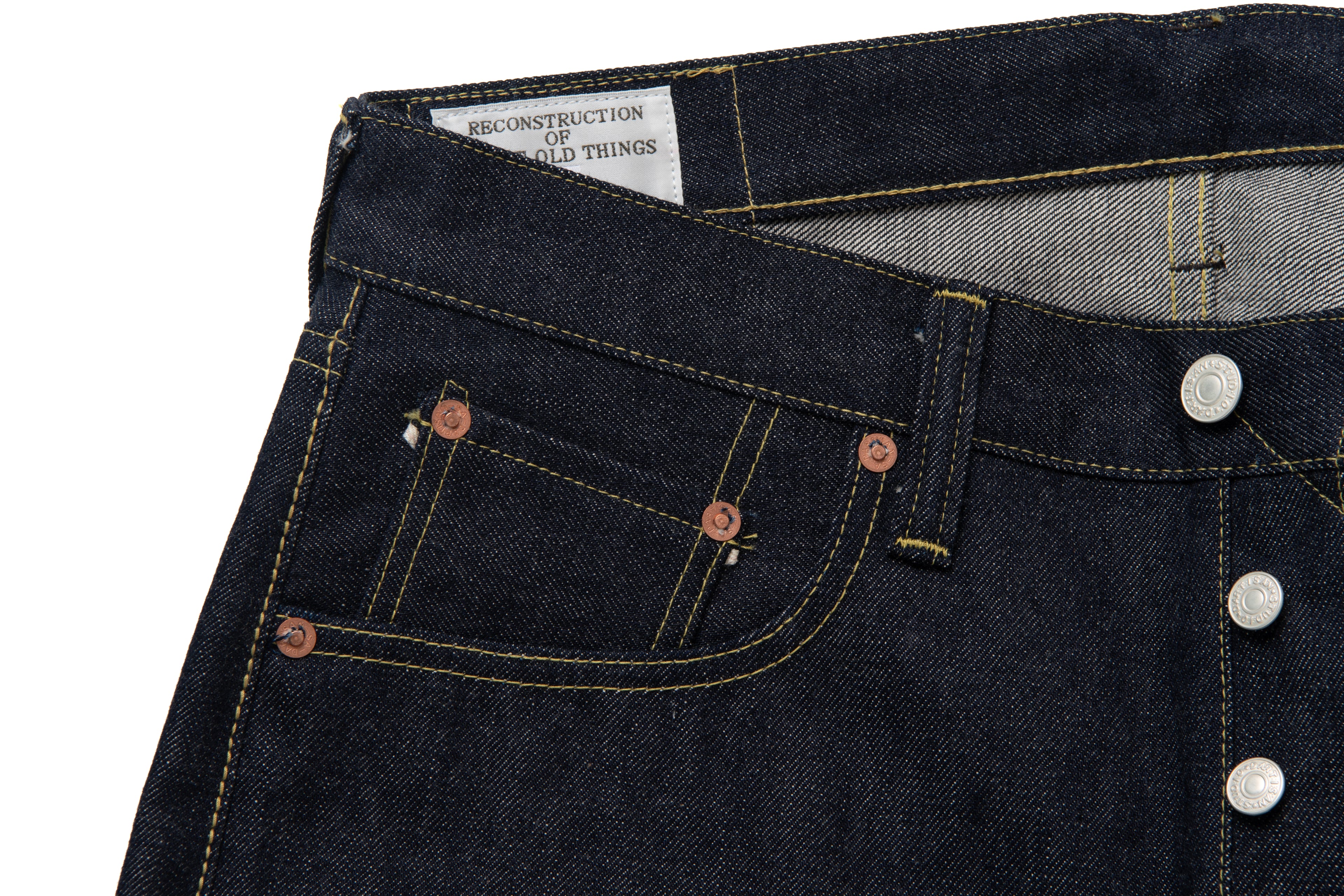 STUDIO D'ARTISAN - PRE-ORDER - ISHIKAWADAI 13.5OZ SELVEDGE JEANS - 1940'S Wide Straight SD-1102 - Tempo