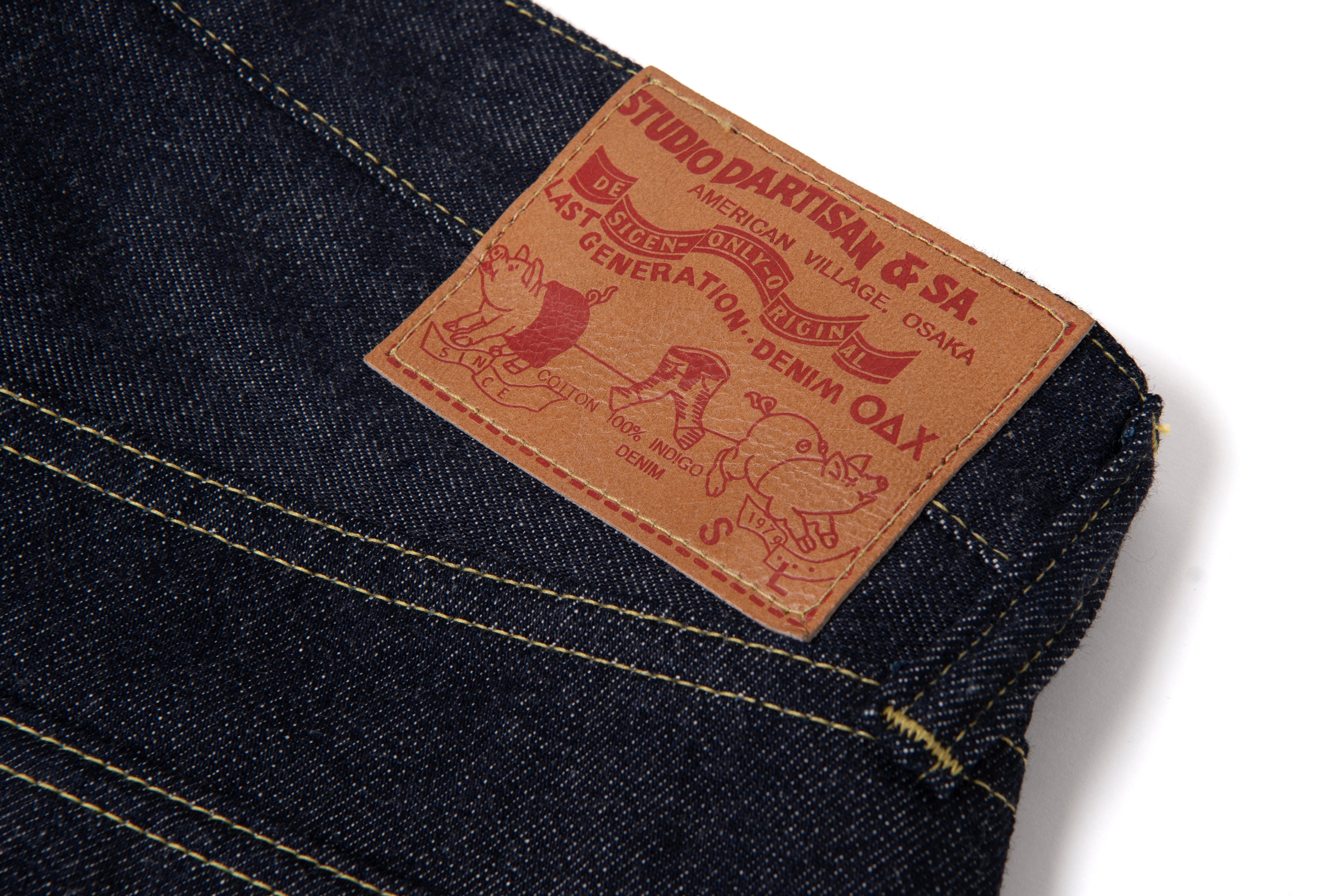 STUDIO D'ARTISAN - PRE-ORDER - ISHIKAWADAI 13.5OZ SELVEDGE JEANS - 1940'S Wide Straight SD-1102 - Tempo