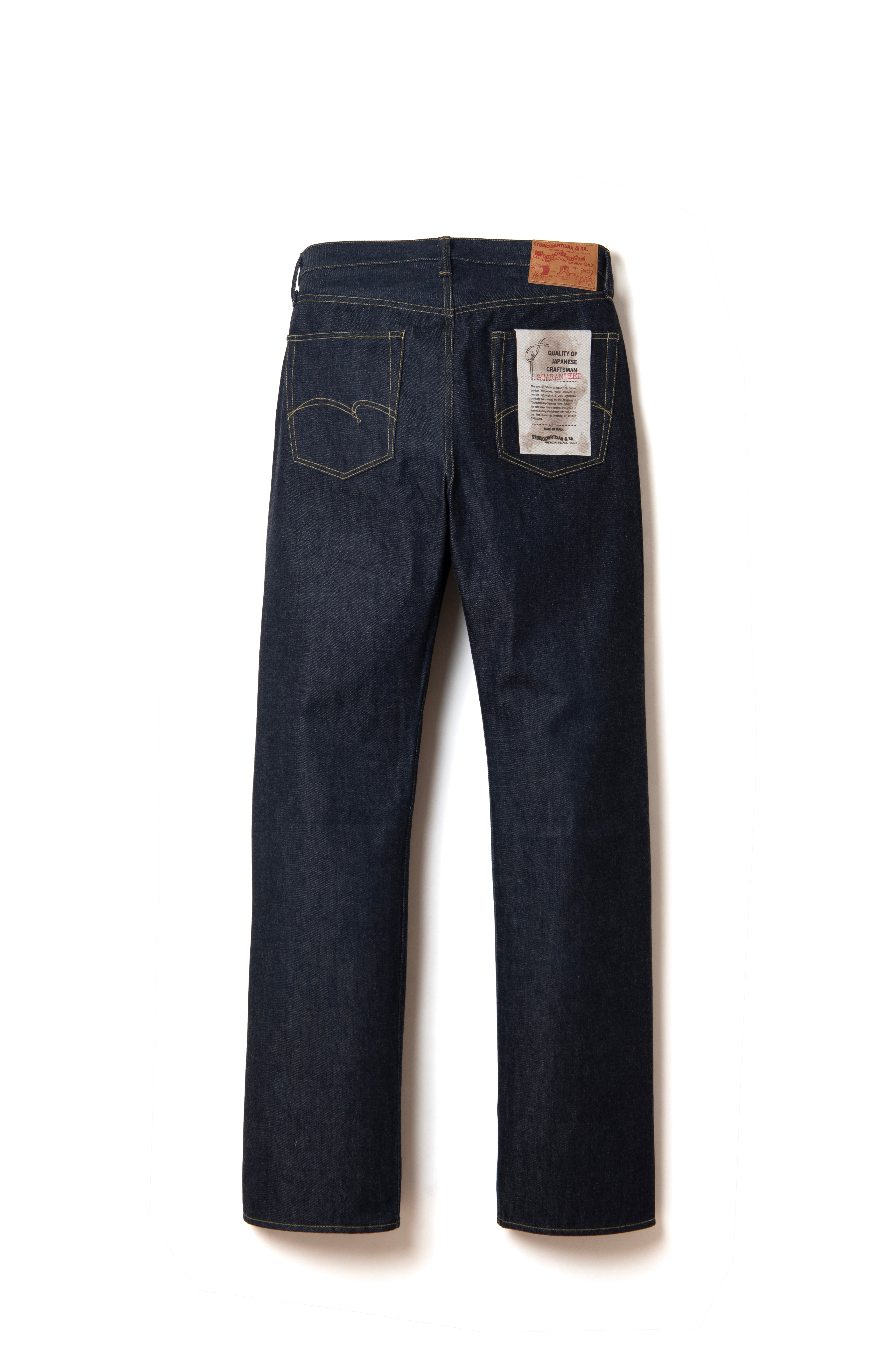 STUDIO D'ARTISAN - PRE-ORDER - ISHIKAWADAI 13.5OZ SELVEDGE JEANS - 1940'S Wide Straight SD-1102 - Tempo