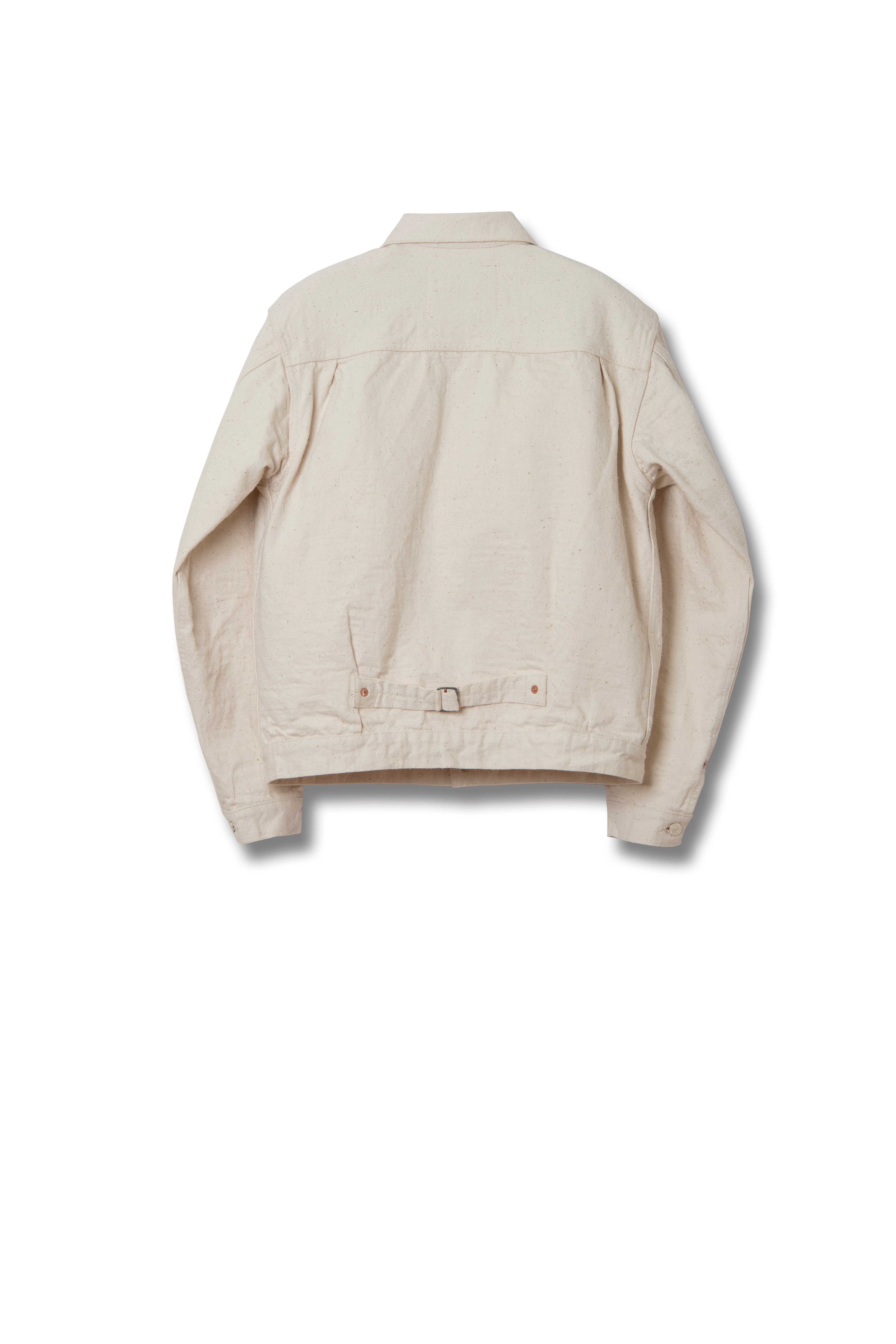 STUDIO D'ARTISAN - GL3 15oz. Ecru Selvedge Denim Type I Jacket - Tempo