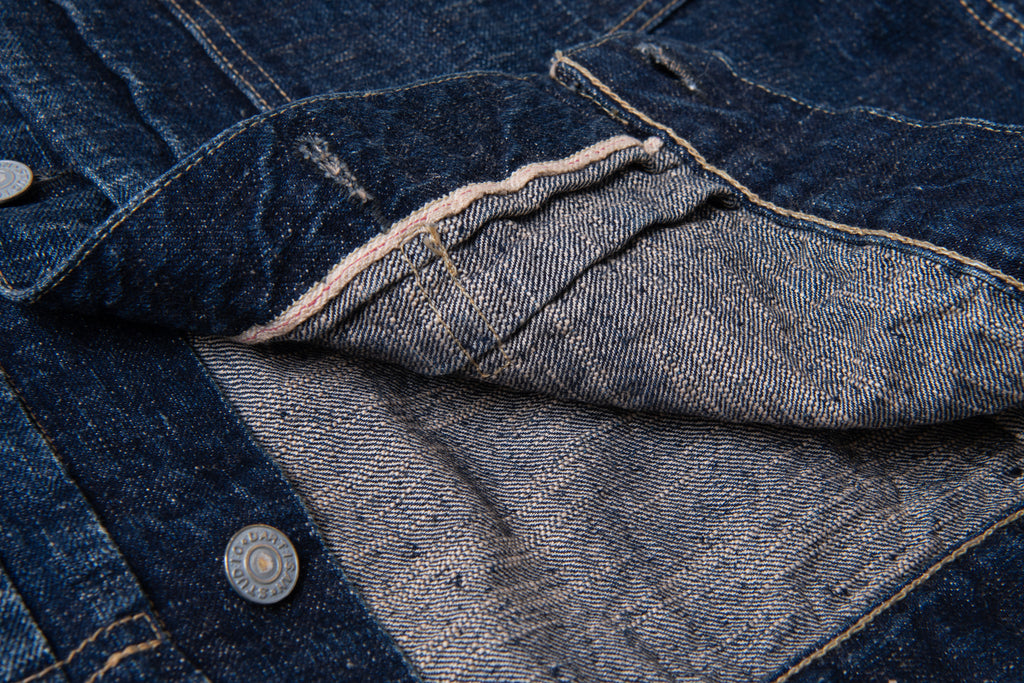 STUDIO D'ARTISAN - GL3 15oz. Selvedge Denim Type II Jacket - Distressed - Tempo