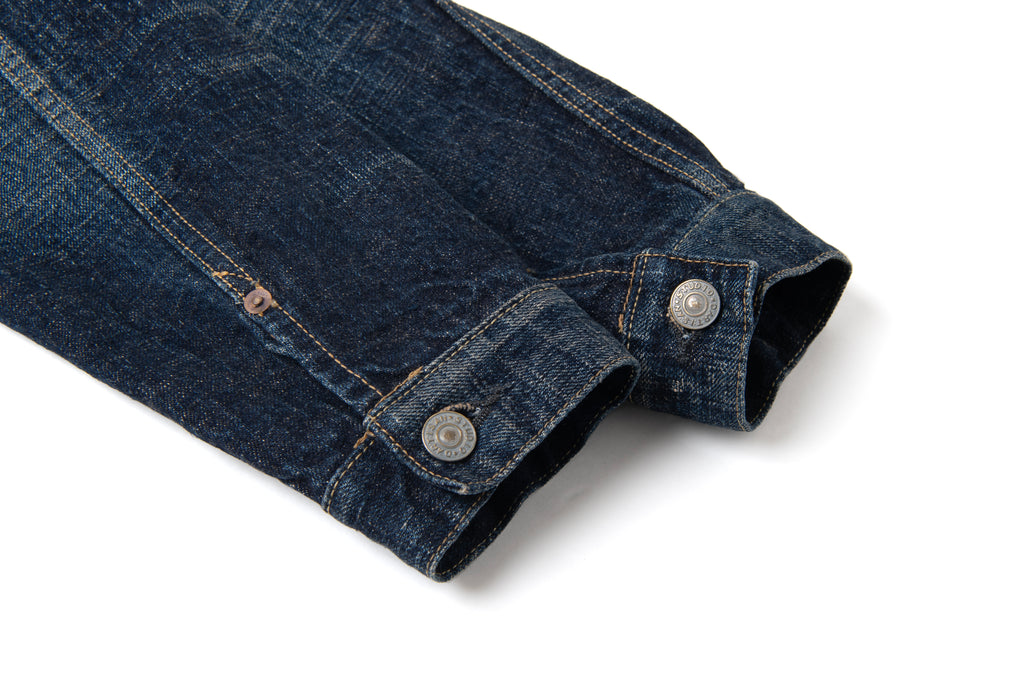 STUDIO D'ARTISAN - GL3 15oz. Selvedge Denim Type II Jacket - Distressed - Tempo