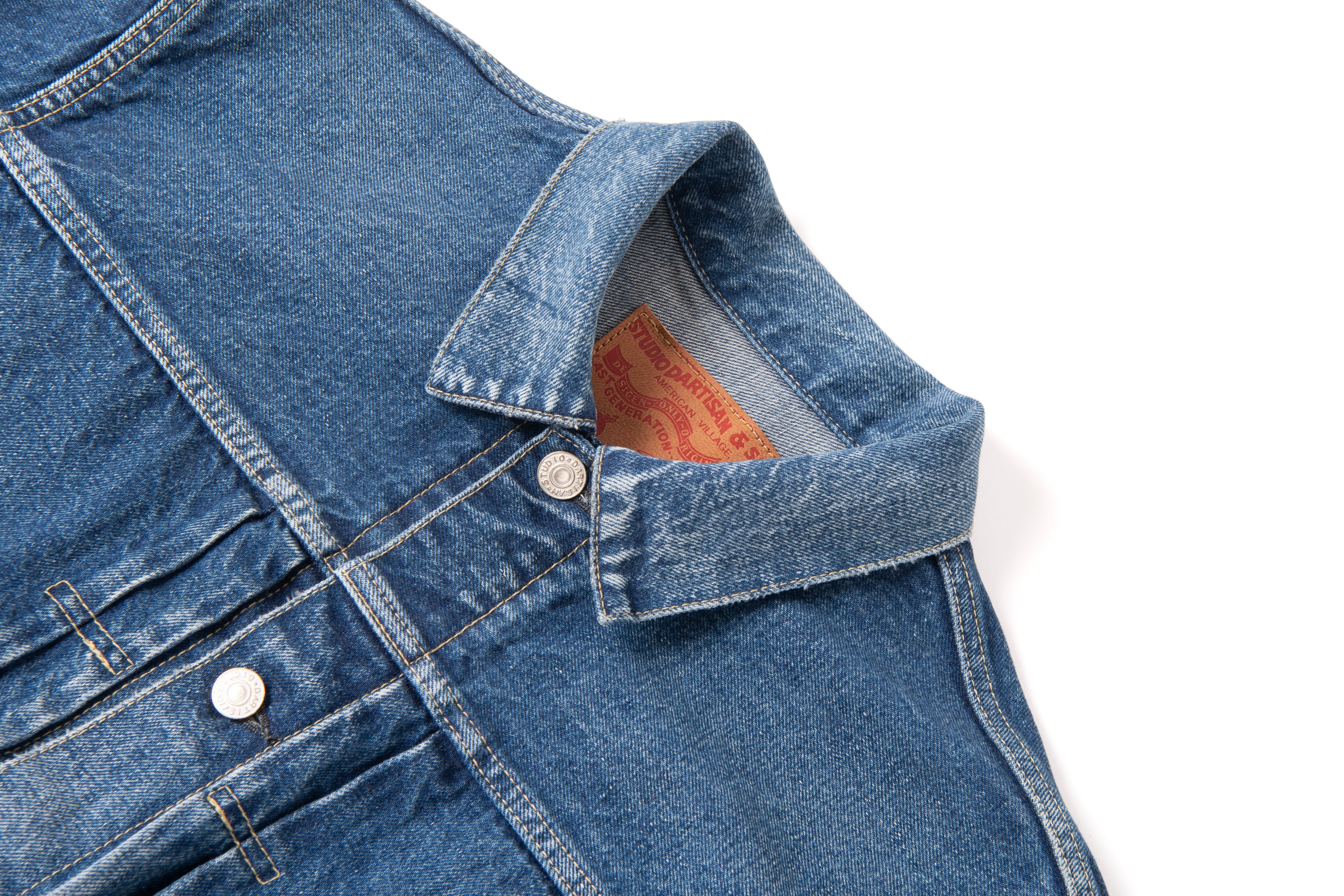 STUDIO D'ARTISAN - PRE-ORDER - USED ISHIKAWADAI 1st TYPE DENIM JACKET 1940S SD-4111U - Tempo