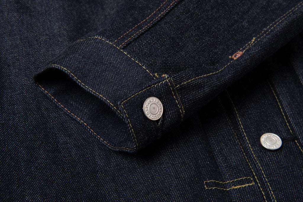 STUDIO D'ARTISAN - PRE-ORDER - ISHIKAWADAI 1st TYPE 13.5OZ ZELVEDGE DENIM JACKET 1940S SD-4111 - Tempo