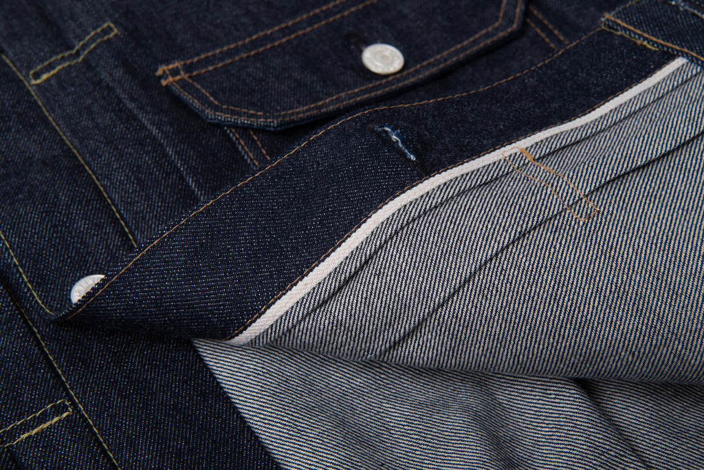 STUDIO D'ARTISAN - PRE-ORDER - ISHIKAWADAI 1st TYPE 13.5OZ ZELVEDGE DENIM JACKET 1940S SD-4111 - Tempo