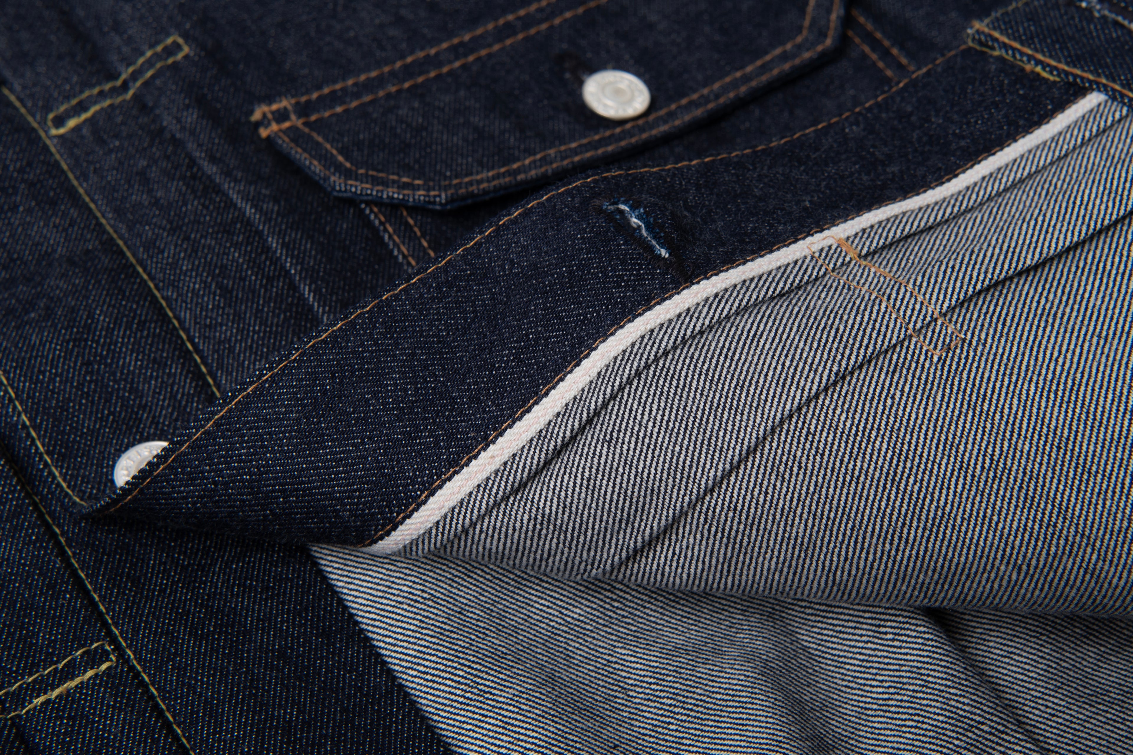 STUDIO D'ARTISAN - PRE-ORDER - ISHIKAWADAI 1st TYPE 13.5OZ ZELVEDGE DENIM JACKET 1940S SD-4111 - Tempo