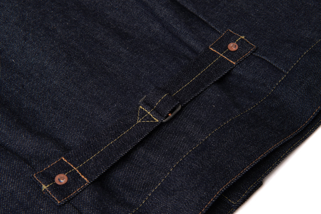 STUDIO D'ARTISAN - PRE-ORDER - ISHIKAWADAI 1st TYPE 13.5OZ ZELVEDGE DENIM JACKET 1940S SD-4111 - Tempo