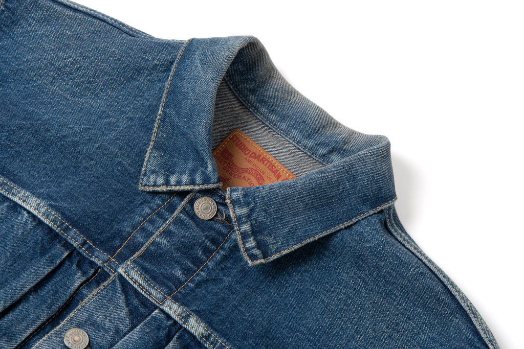 STUDIO D'ARTISAN - PRE-ORDER - USED ISHIKAWADAI 2nd TYPE 13.5OZ SELVEDGE DENIM JACKET 1950S SD-4112U - Tempo