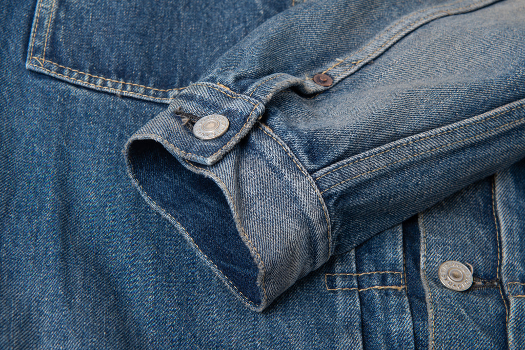 STUDIO D'ARTISAN - PRE-ORDER - USED ISHIKAWADAI 2nd TYPE 13.5OZ SELVEDGE DENIM JACKET 1950S SD-4112U - Tempo