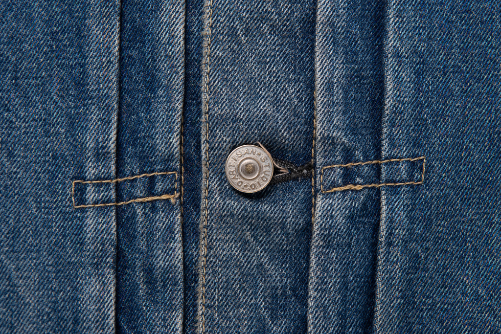 STUDIO D'ARTISAN - PRE-ORDER - USED ISHIKAWADAI 2nd TYPE 13.5OZ SELVEDGE DENIM JACKET 1950S SD-4112U - Tempo
