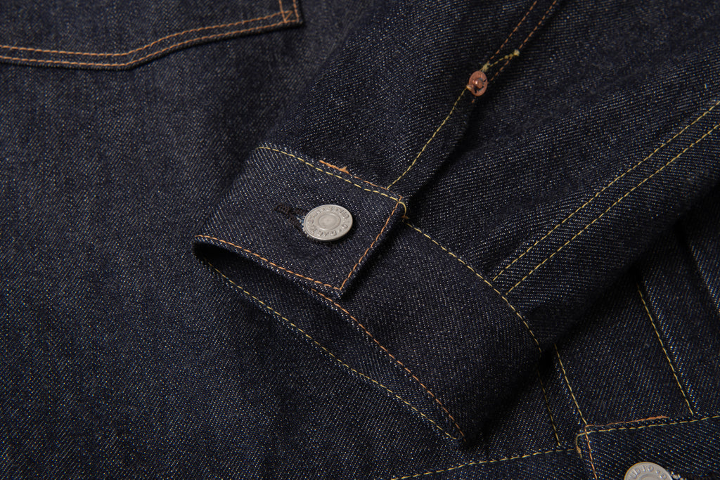 STUDIO D'ARTISAN - PRE-ORDER - ISHIKAWADAI 2nd TYPE 13.5OZ SELVEDGE DENIM JACKET 1950S SD-4112 - Tempo