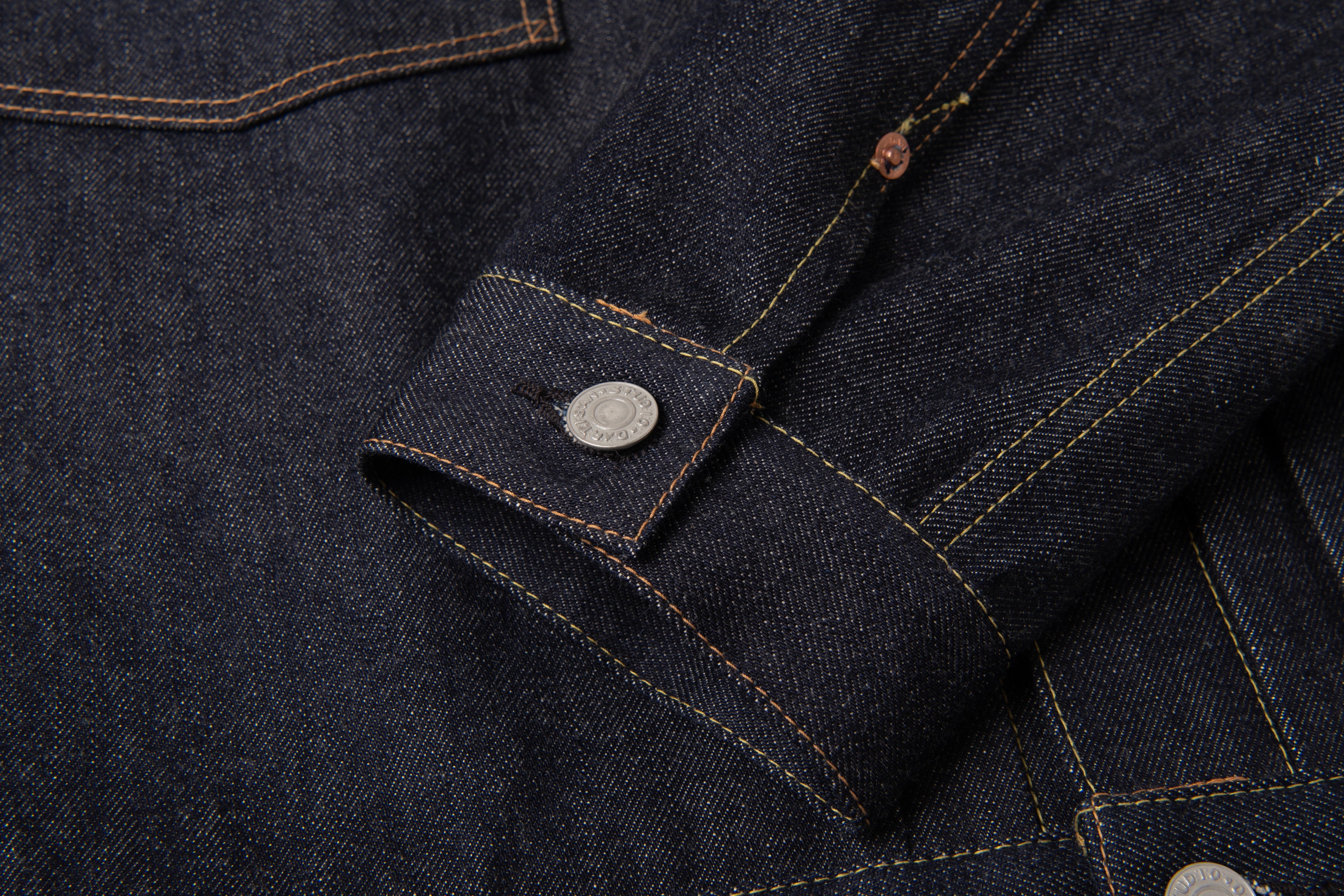 STUDIO D'ARTISAN - PRE-ORDER - ISHIKAWADAI 2nd TYPE 13.5OZ SELVEDGE DENIM JACKET 1950S SD-4112 - Tempo