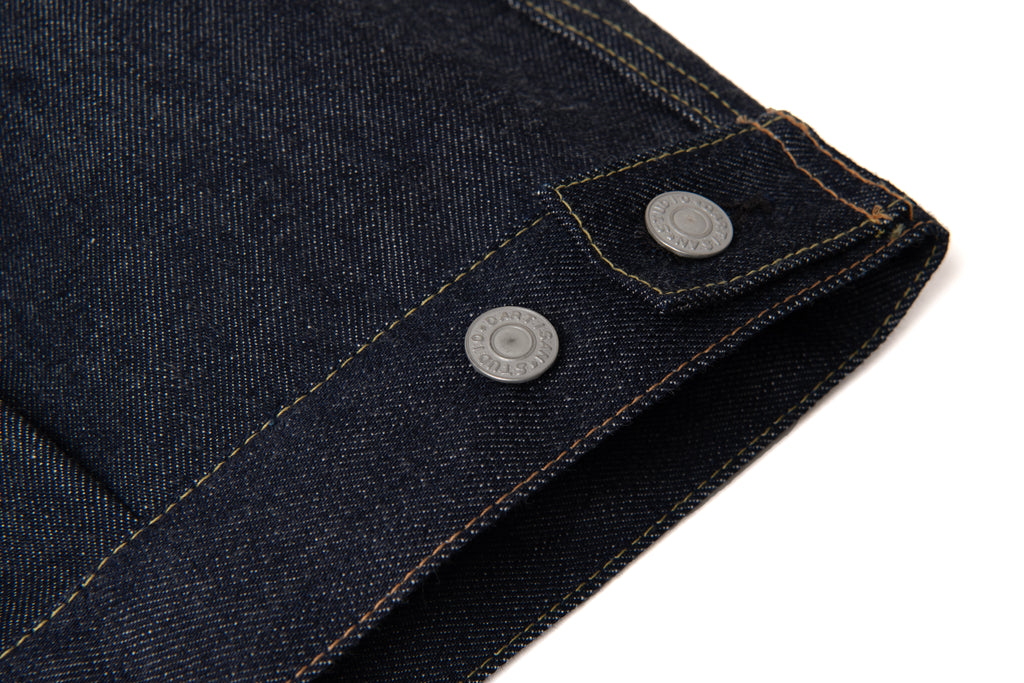 STUDIO D'ARTISAN - PRE-ORDER - ISHIKAWADAI 2nd TYPE 13.5OZ SELVEDGE DENIM JACKET 1950S SD-4112 - Tempo