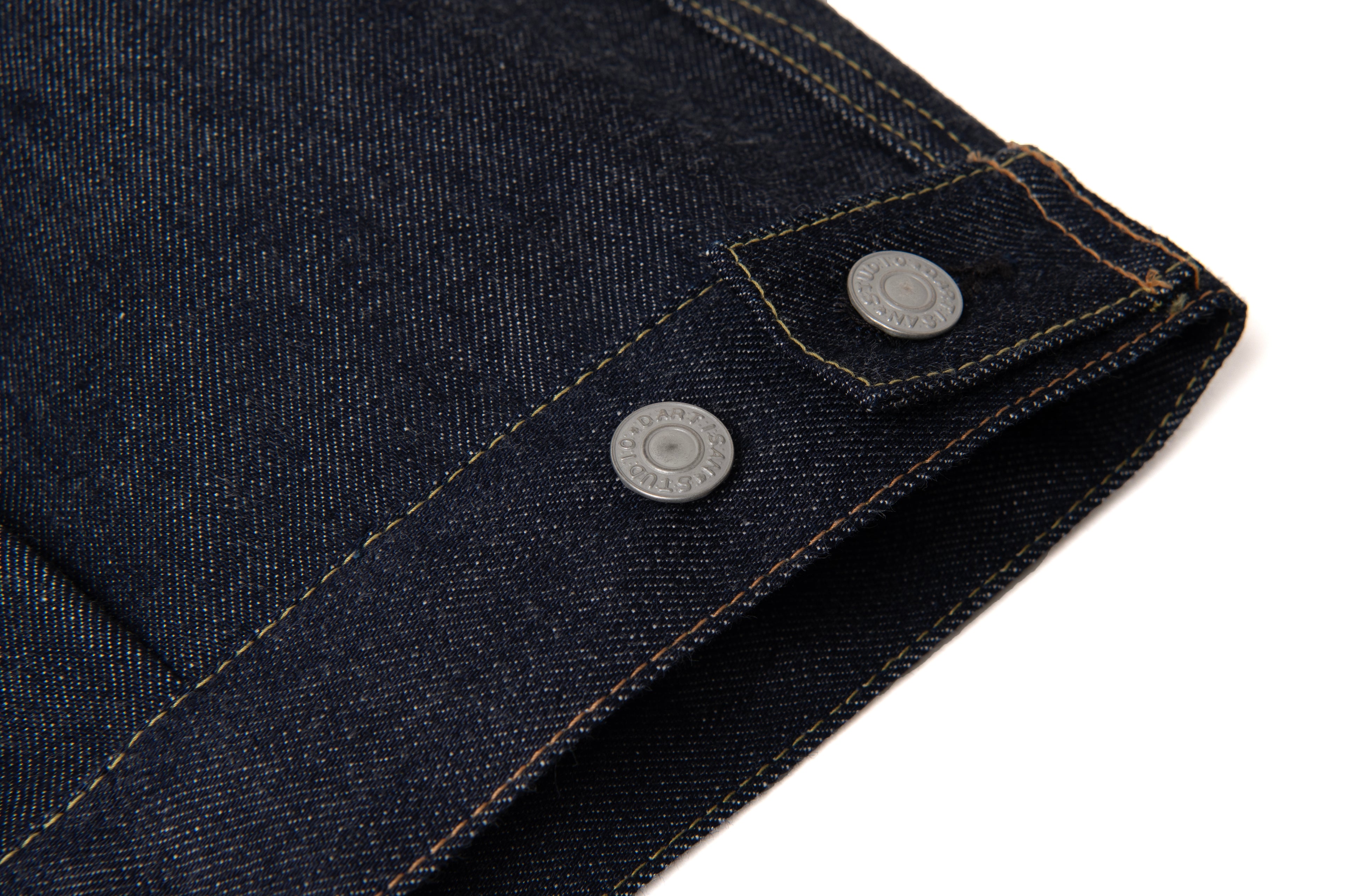 STUDIO D'ARTISAN - PRE-ORDER - ISHIKAWADAI 2nd TYPE 13.5OZ SELVEDGE DENIM JACKET 1950S SD-4112 - Tempo
