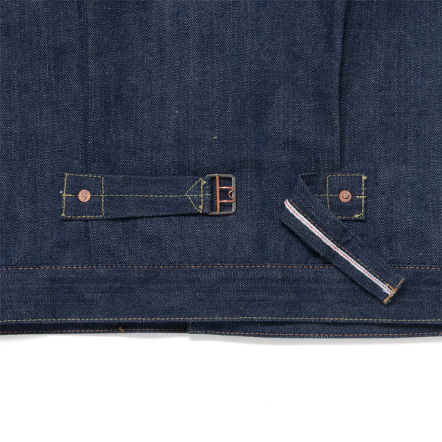 D01 "The Origin"Natural Indigo Type I 15oz Selvedge Denim Jacket - OW - Tempo