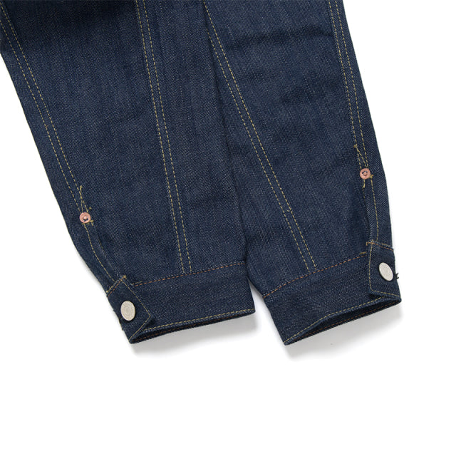 D01 "The Origin"Natural Indigo Type I 15oz Selvedge Denim Jacket - OW - Tempo