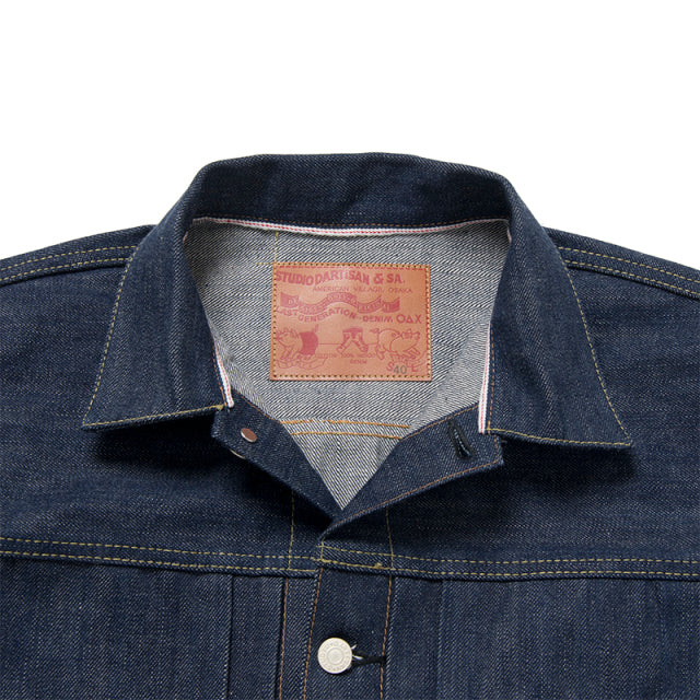 D01 "The Origin"Natural Indigo Type I 15oz Selvedge Denim Jacket - OW - Tempo