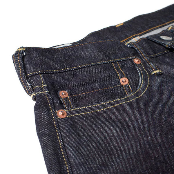 13oz Women's Wide Straight - Tapered Selvedge Jeans SDL-704 Bombshell Jeans