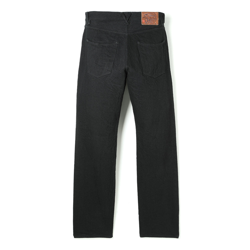 STEVENSON ENCINITAS 13oz Selvedge Black Denim - High-Rise Straight OW