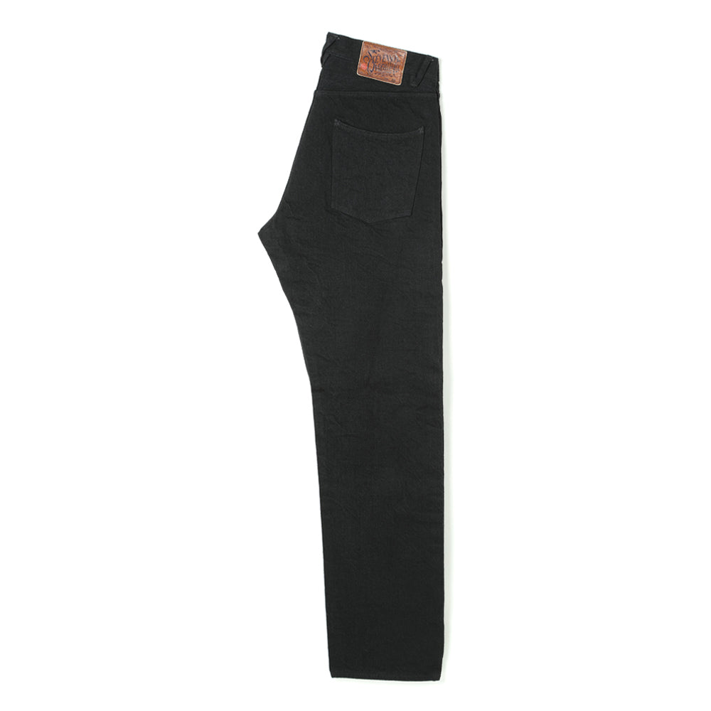 STEVENSON ENCINITAS 13oz Selvedge Black Denim - High-Rise Straight OW