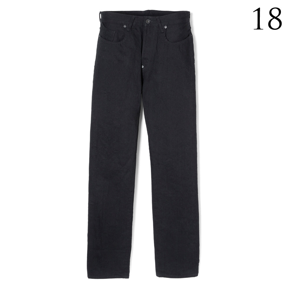 IMPERIAL 13oz Selvedge Black Denim - High-Rise Tapered OW