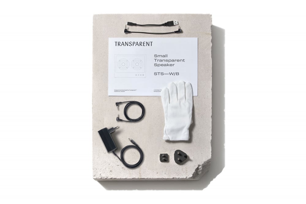 TRANSPARENT - Small Transparent Speaker (Bluetooth) Black - Tempo