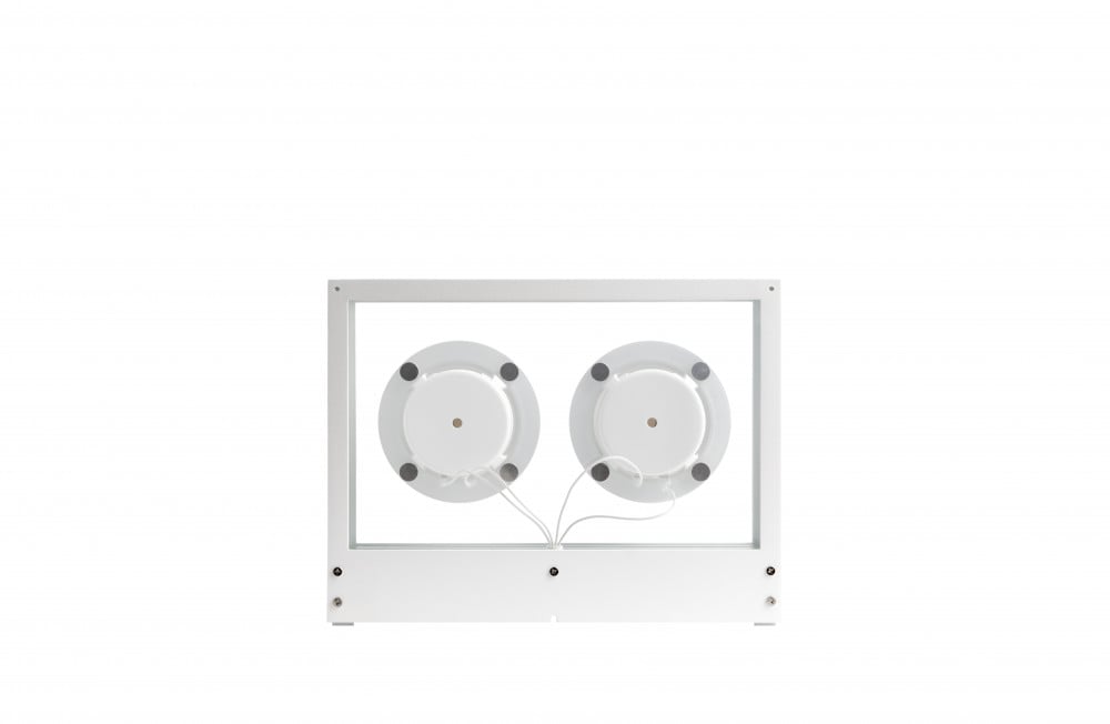 TRANSPARENT - Small Transparent Speaker (Bluetooth) White - Tempo