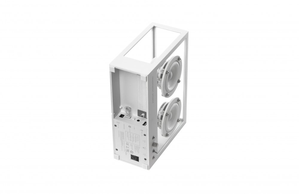 TRANSPARENT - Small Transparent Speaker (Bluetooth) White - Tempo