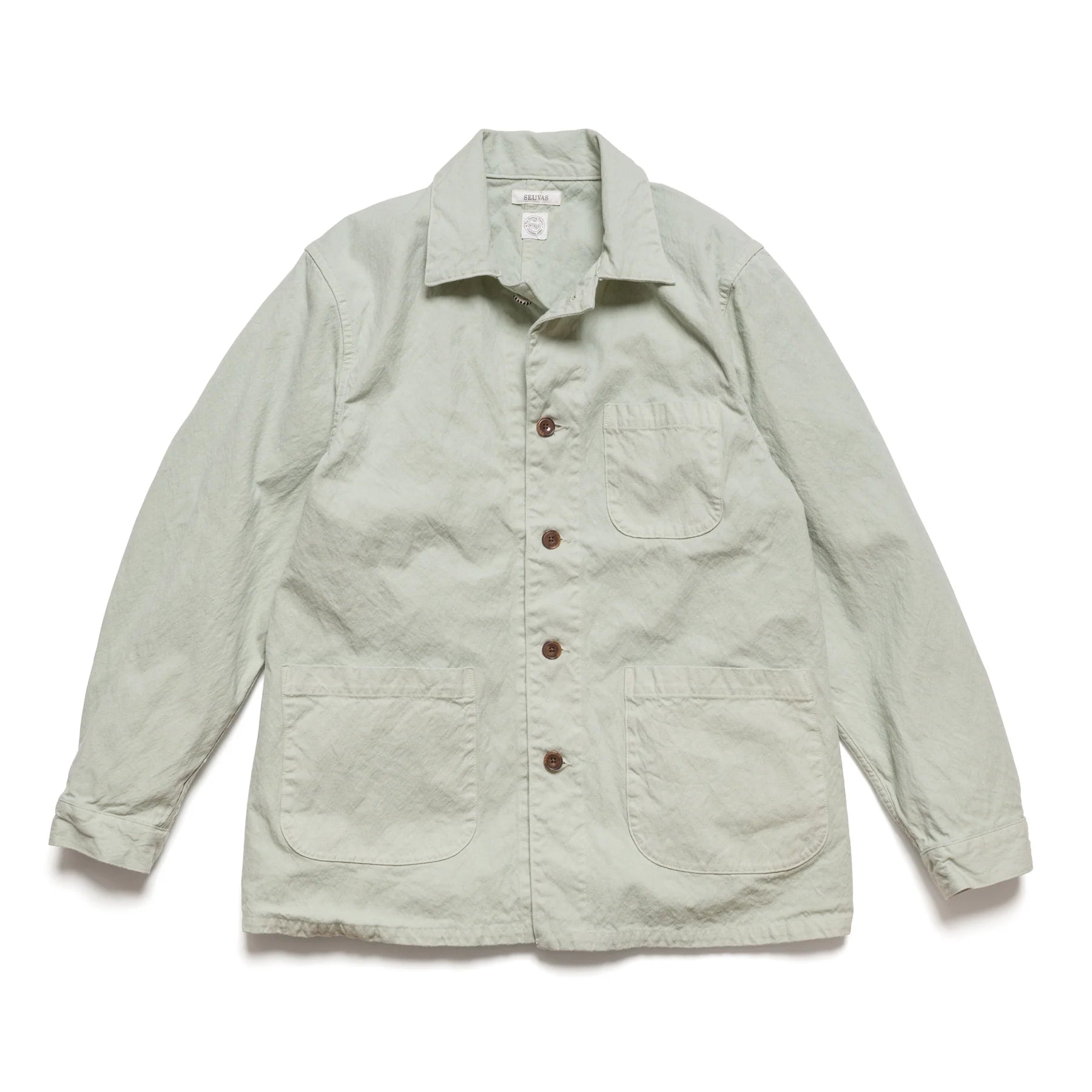 SEUVAS - Matcha Dyed 10oz Kurashiki Hampu Coverall - Tempo